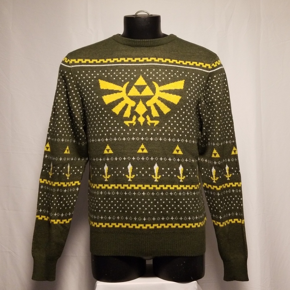 The Legend of Zelda Sweatshirt Medium Green